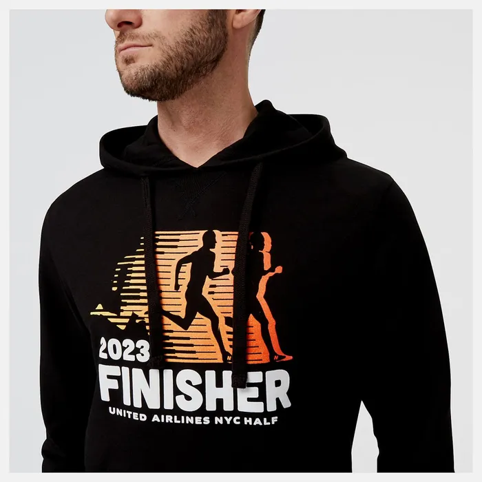 Men United Airlines NYC Half Finisher Graphic Hoodie Black New Balance Hoodies and Sweatshirts Men United Airlines NYC Half Finisher Graphic Hoodie Black New Balance Hoodies and Sweatshirts