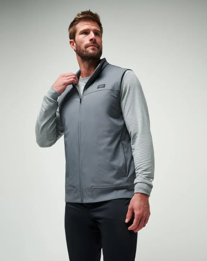 Men Vests TravisMathew WANDERLUST VEST Quiet Shade Men Vests TravisMathew WANDERLUST VEST Quiet Shade