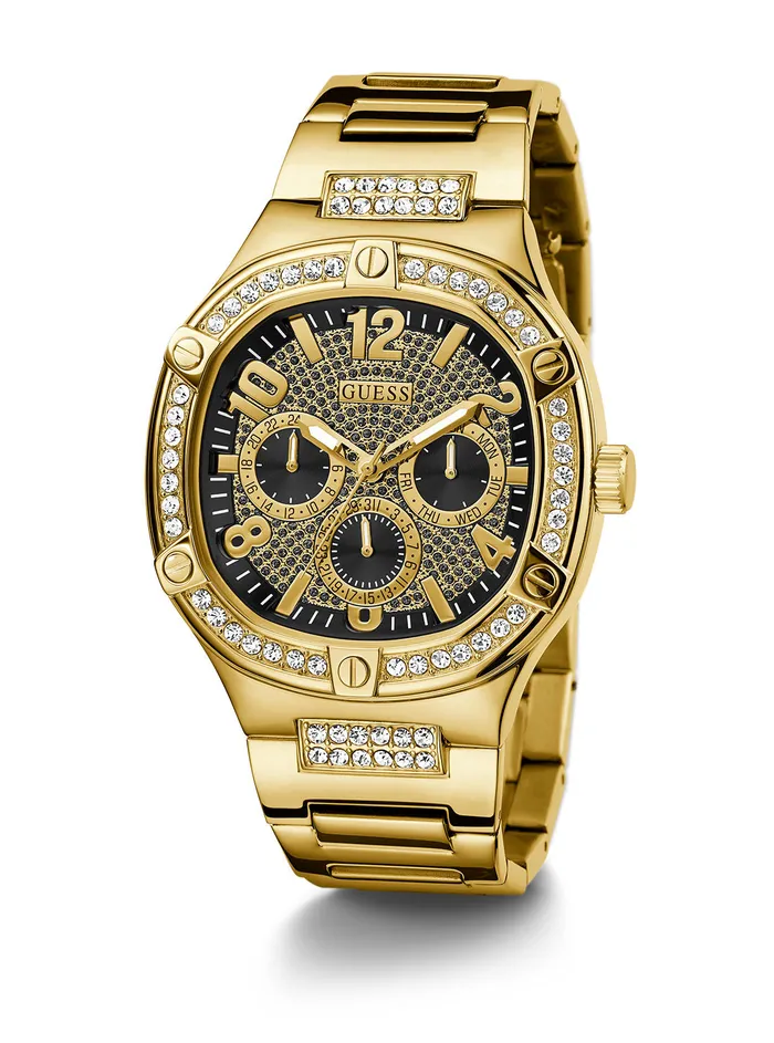 Men Watches GUESS Gold Duke Glitz Watch Men Watches GUESS Gold Duke Glitz Watch