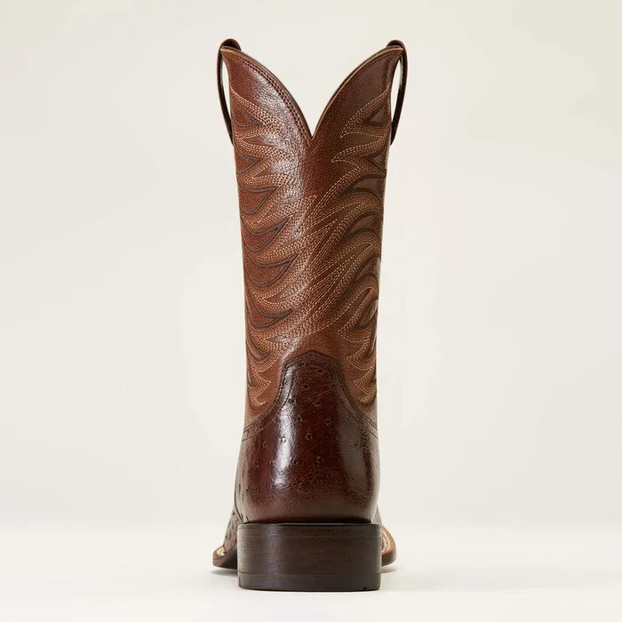 Men Western Boots Ariat Badlands Cowboy Boot Dark Tabac Smooth Quill Ostric Men Western Boots Ariat Badlands Cowboy Boot Dark Tabac Smooth Quill Ostric