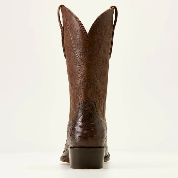 Men Western Boots Ariat Bench Made James Western Boot Espresso Full Quill Ostrich Men Western Boots Ariat Bench Made James Western Boot Espresso Full Quill Ostrich