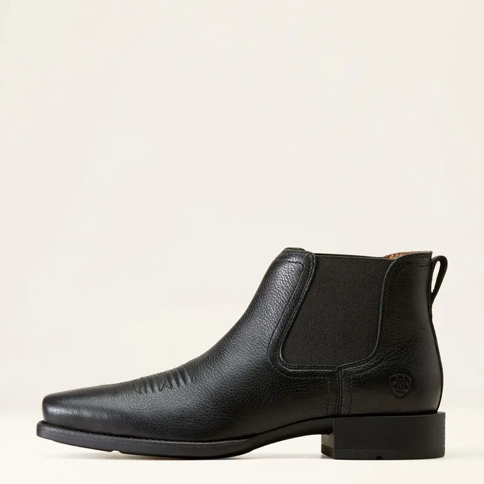 Men Western Boots Ariat Booker Ultra Square Toe Western Boot Black Deertan Men Western Boots Ariat Booker Ultra Square Toe Western Boot Black Deertan