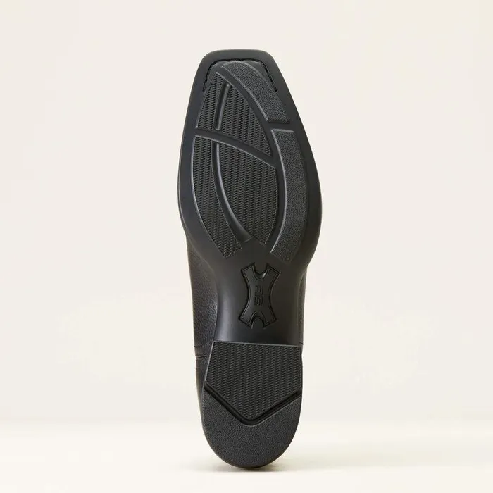 Men Western Boots Ariat Booker Ultra Square Toe Western Boot Black Deertan Men Western Boots Ariat Booker Ultra Square Toe Western Boot Black Deertan