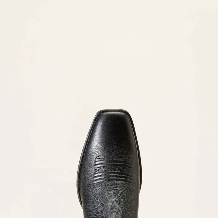 Men Western Boots Ariat Booker Ultra Square Toe Western Boot Black Deertan Men Western Boots Ariat Booker Ultra Square Toe Western Boot Black Deertan