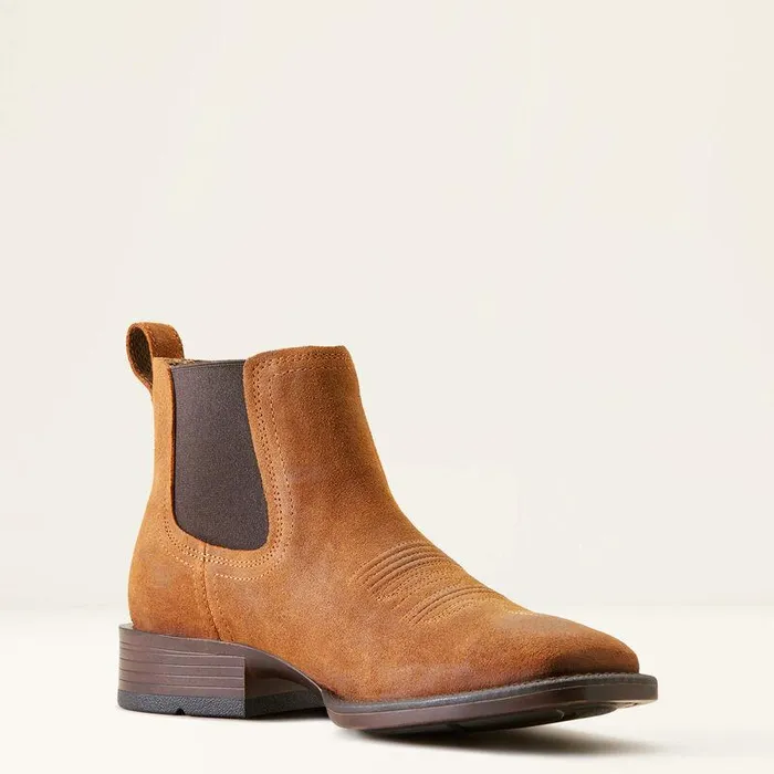 Men Western Boots Ariat Booker Ultra Western Boot Bar Top Brown