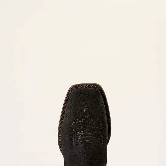 Men Western Boots Ariat Booker Ultra Western Boot Black Suede Men Western Boots Ariat Booker Ultra Western Boot Black Suede