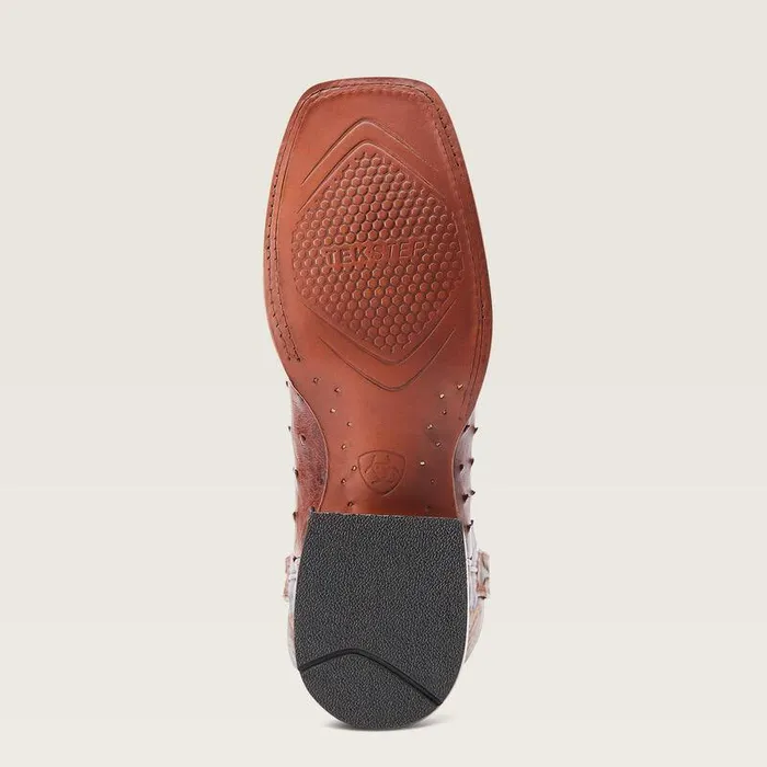 Men Western Boots Ariat Broncy Western Boot Cinnamon Full Quill Ostrich Men Western Boots Ariat Broncy Western Boot Cinnamon Full Quill Ostrich