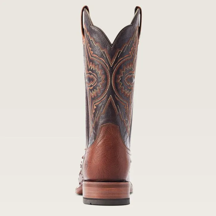 Men Western Boots Ariat Broncy Western Boot Cinnamon Full Quill Ostrich Men Western Boots Ariat Broncy Western Boot Cinnamon Full Quill Ostrich