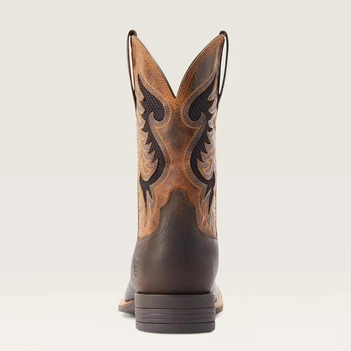 Men Western Boots Ariat Cowpuncher VentTEK Cowboy Boot Dark Brown