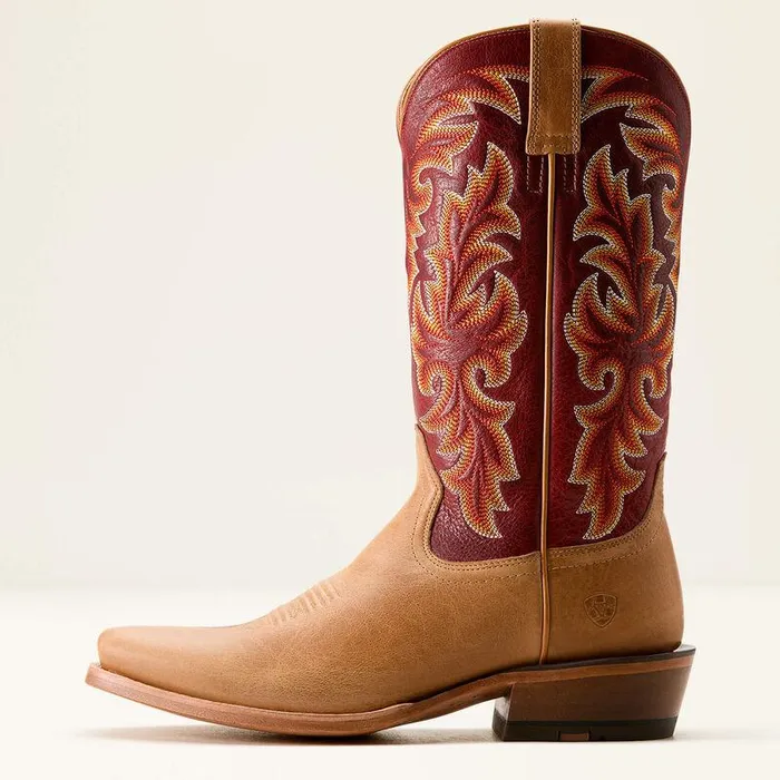Men Western Boots Ariat Futurity Champ Cowboy Boot Flaxen Tantrue Red Men Western Boots Ariat Futurity Champ Cowboy Boot Flaxen Tantrue Red