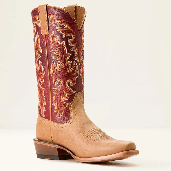 Men Western Boots Ariat Futurity Champ Cowboy Boot Flaxen Tantrue Red Men Western Boots Ariat Futurity Champ Cowboy Boot Flaxen Tantrue Red