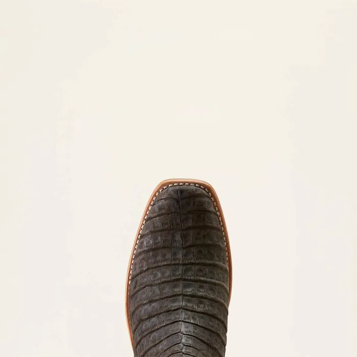 Men Western Boots Ariat Futurity Finalist Cowboy Boot Brushed Chocolate Caiman Bellyand Washed Gold Men Western Boots Ariat Futurity Finalist Cowboy Boot Brushed Chocolate Caiman Bellyand Washed Gold