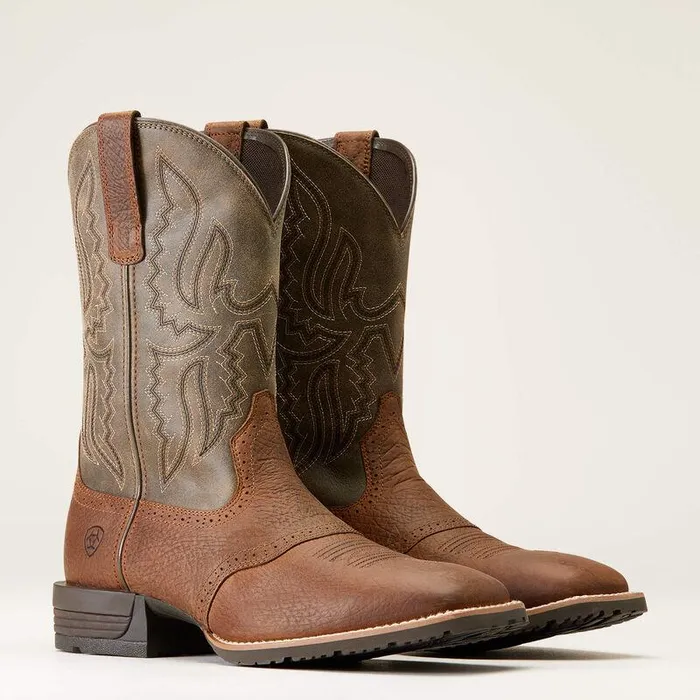 Men Western Boots Ariat Hybrid Ranchway Western Boot Earth Men Western Boots Ariat Hybrid Ranchway Western Boot Earth
