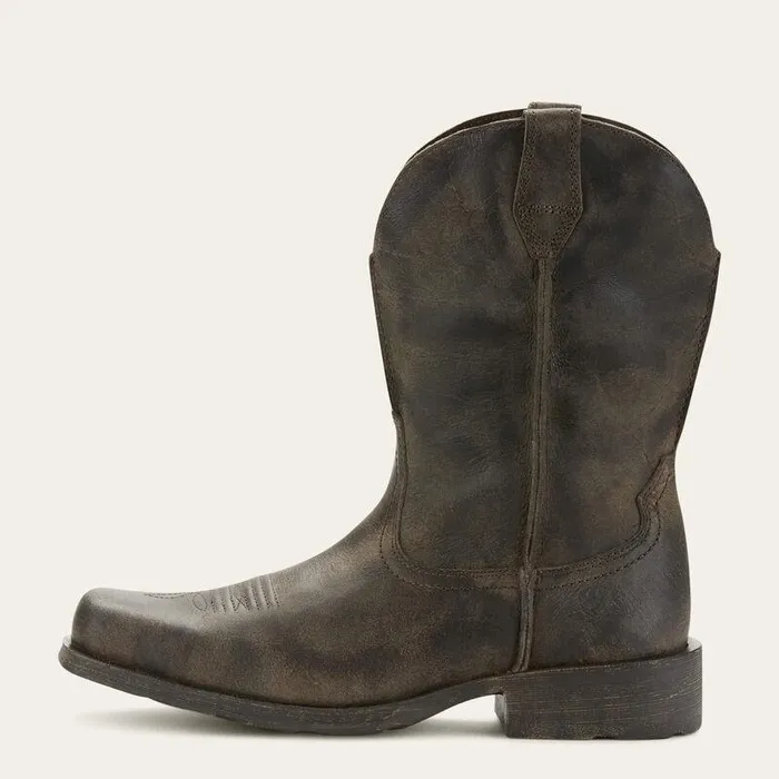Men Western Boots Ariat Rambler Western Boot Antiqued Grey Men Western Boots Ariat Rambler Western Boot Antiqued Grey