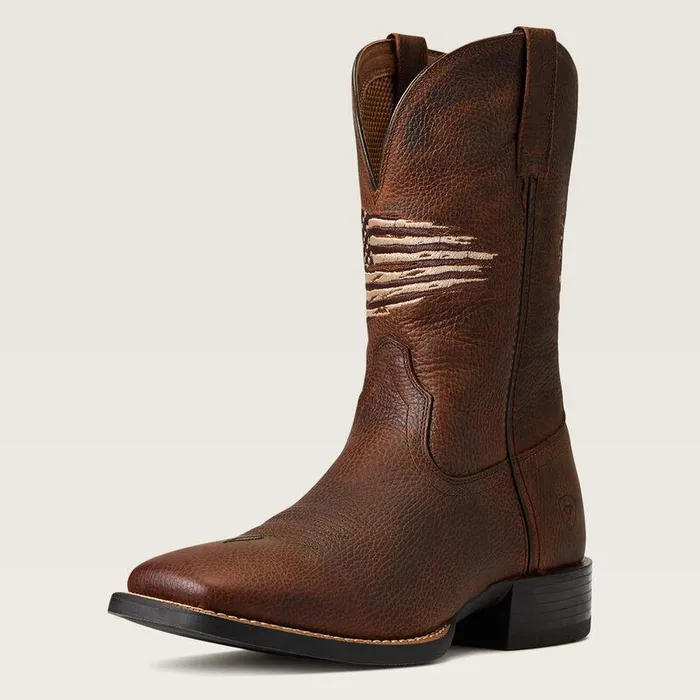 Men Western Boots Ariat Sport All Country Western Boot Cliff Brown