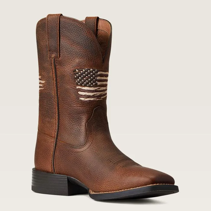 Men Western Boots Ariat Sport All Country Western Boot Cliff Brown