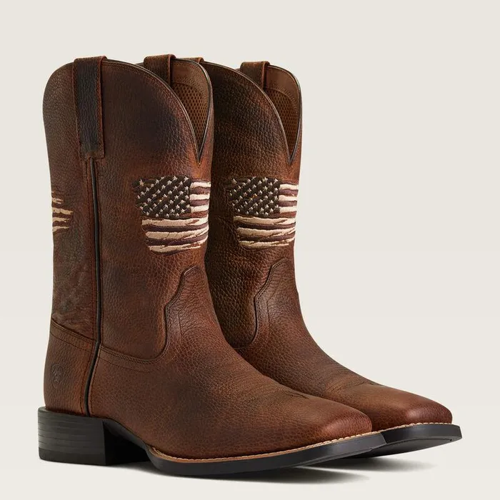 Men Western Boots Ariat Sport All Country Western Boot Cliff Brown