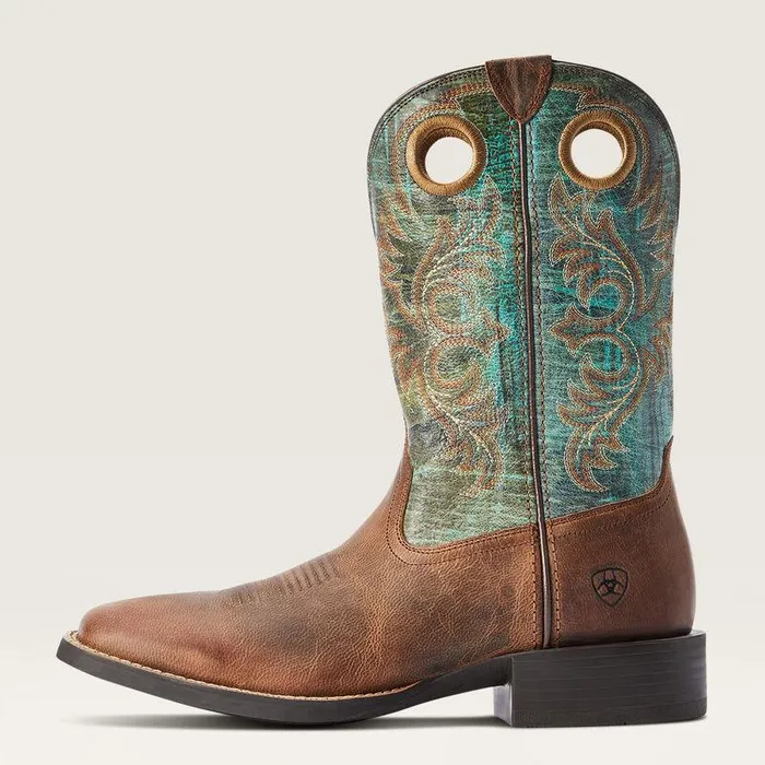 Men Western Boots Ariat Sport Rodeo Cowboy Boot Loco Brown Men Western Boots Ariat Sport Rodeo Cowboy Boot Loco Brown