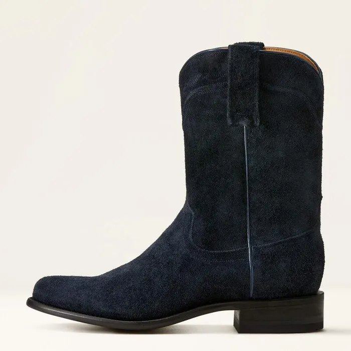 Men Western Boots Ariat Yellowstone Midnight Rancher Western Boot Oiled Navy Roughout Men Western Boots Ariat Yellowstone Midnight Rancher Western Boot Oiled Navy Roughout