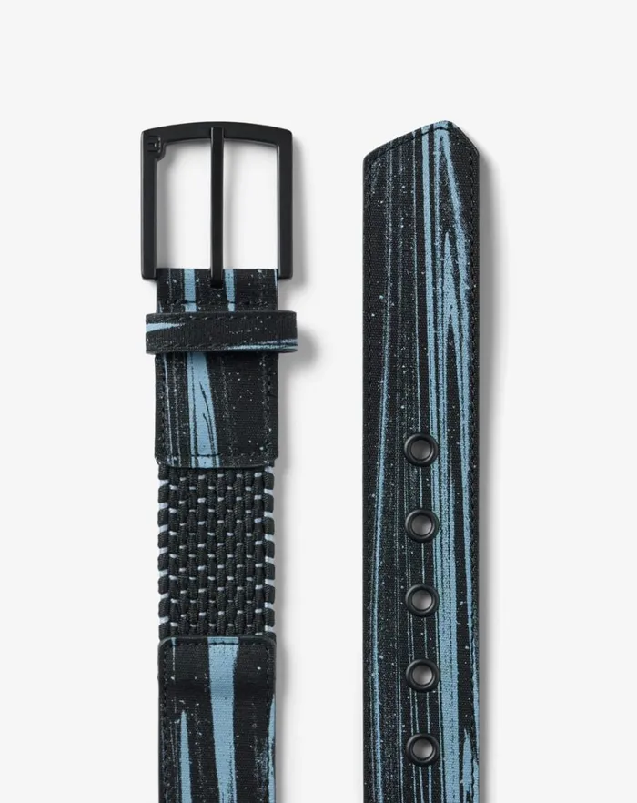 MenWomen Belts TravisMathew LOCAL TOUR CANVAS STRETCH BELT Black