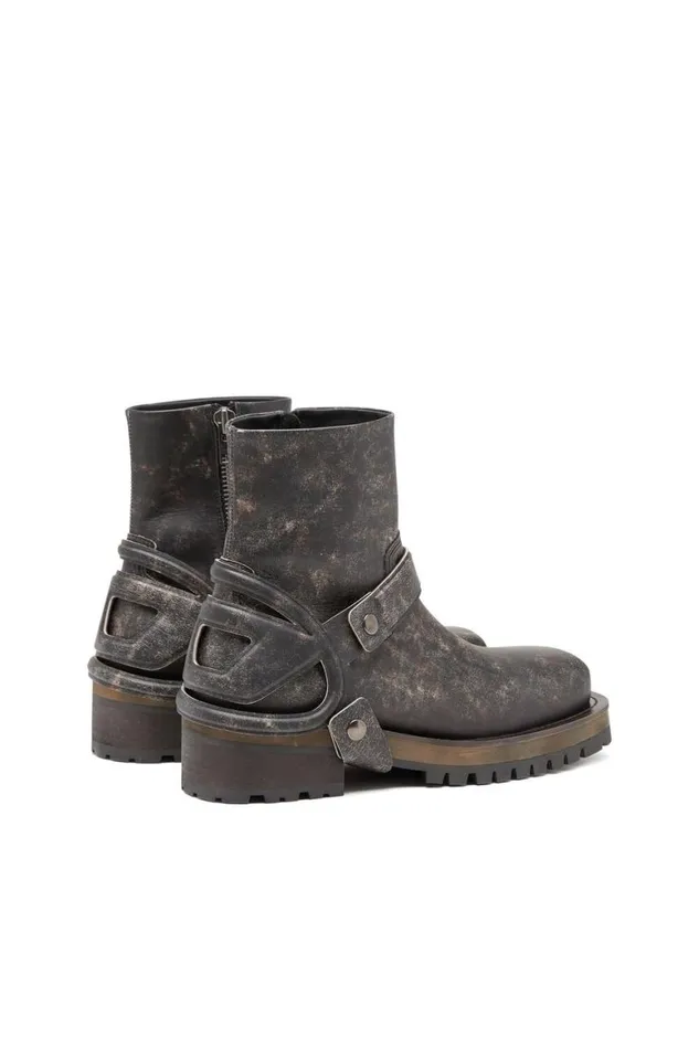 MenWomen Diesel Boots DTEXAN CH Dark Brown