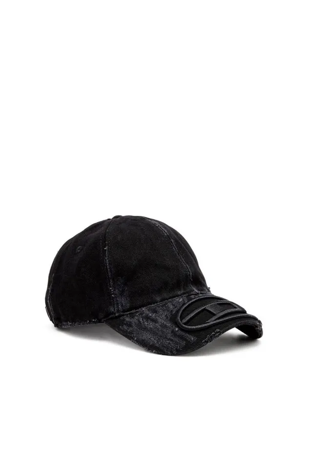 MenWomen Diesel Caps Hats and Scarves CODY Black