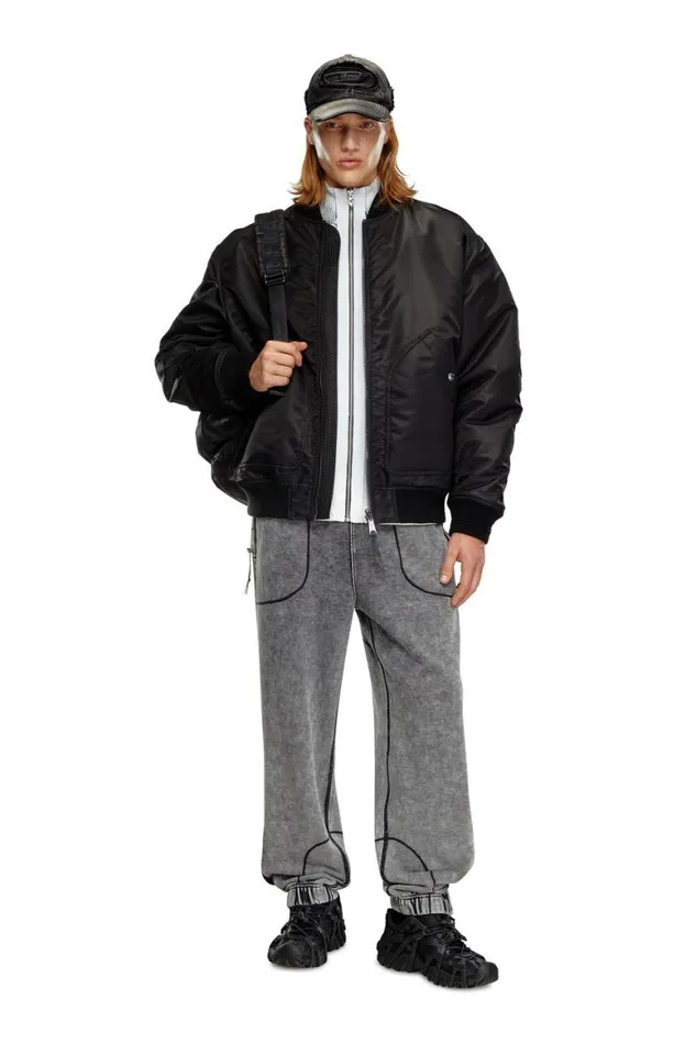 MenWomen Diesel Jackets JHELD Black