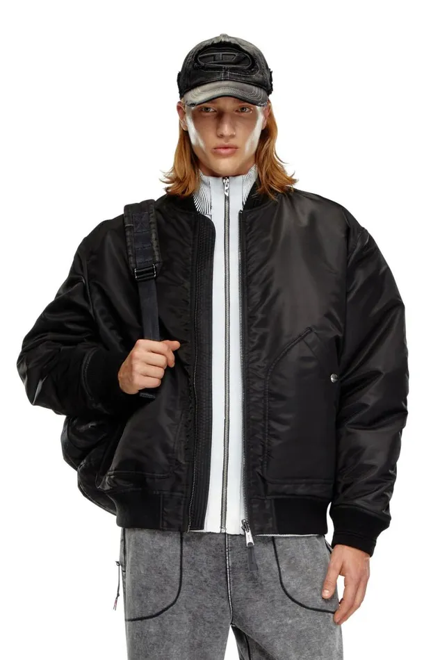 MenWomen Diesel Jackets JHELD Black