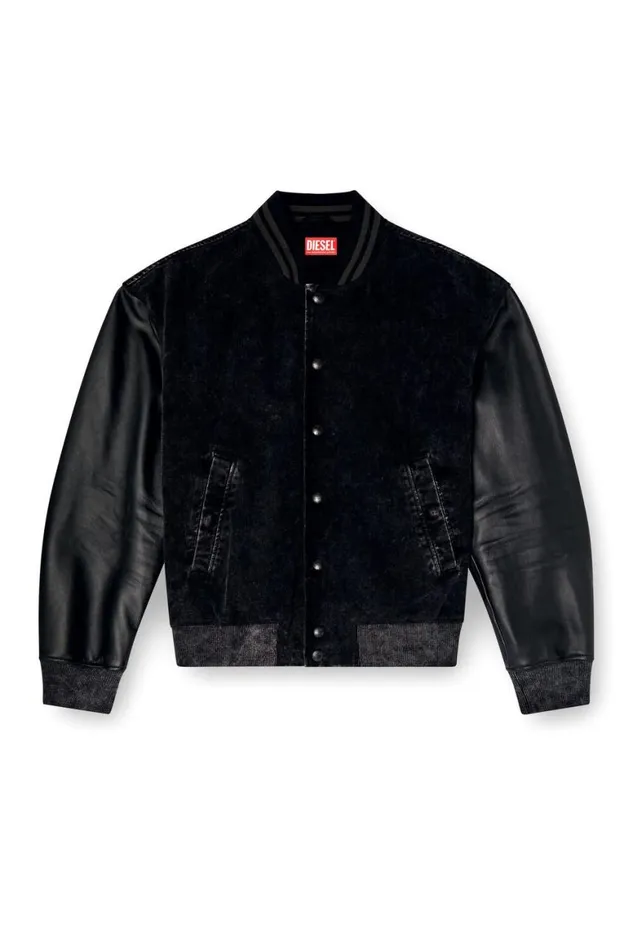 MenWomen Diesel Jackets LNYN Black
