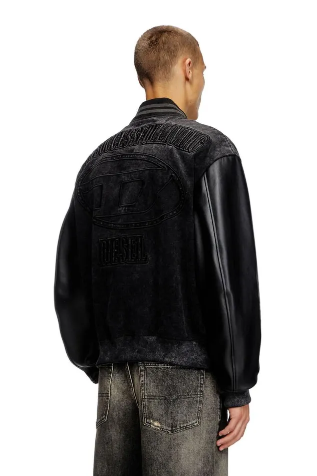 MenWomen Diesel Jackets LNYN Black