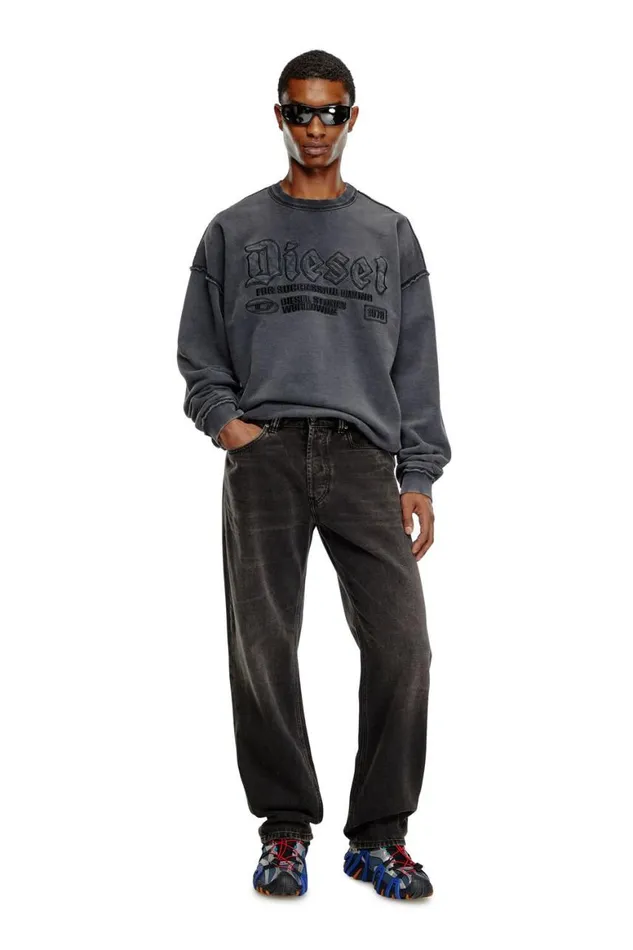 MenWomen Diesel Jeans Regular Jeans 2010 DMacs 09J96 Blackdark Grey