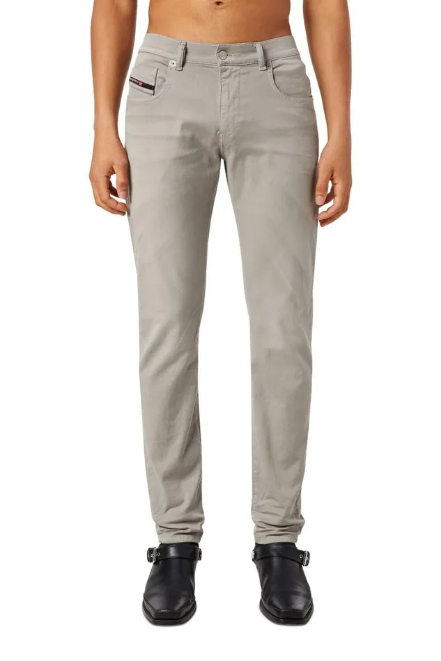 MenWomen Diesel Jeans Slim 2060 DStrukt Joggjeans 0670M Light Grey