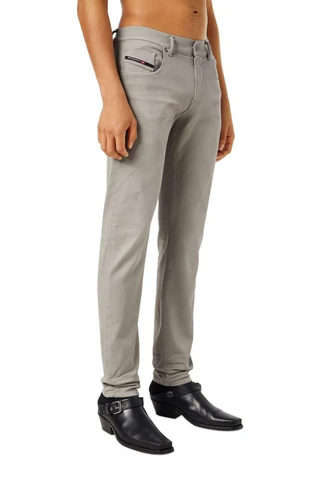 MenWomen Diesel Jeans Slim 2060 DStrukt Joggjeans 0670M Light Grey