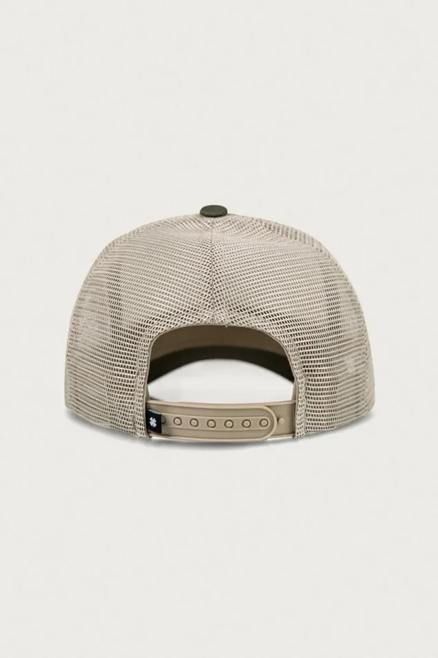 MenWomen Lucky Brand Hats Luckys Burger Joint Trucker Light Green