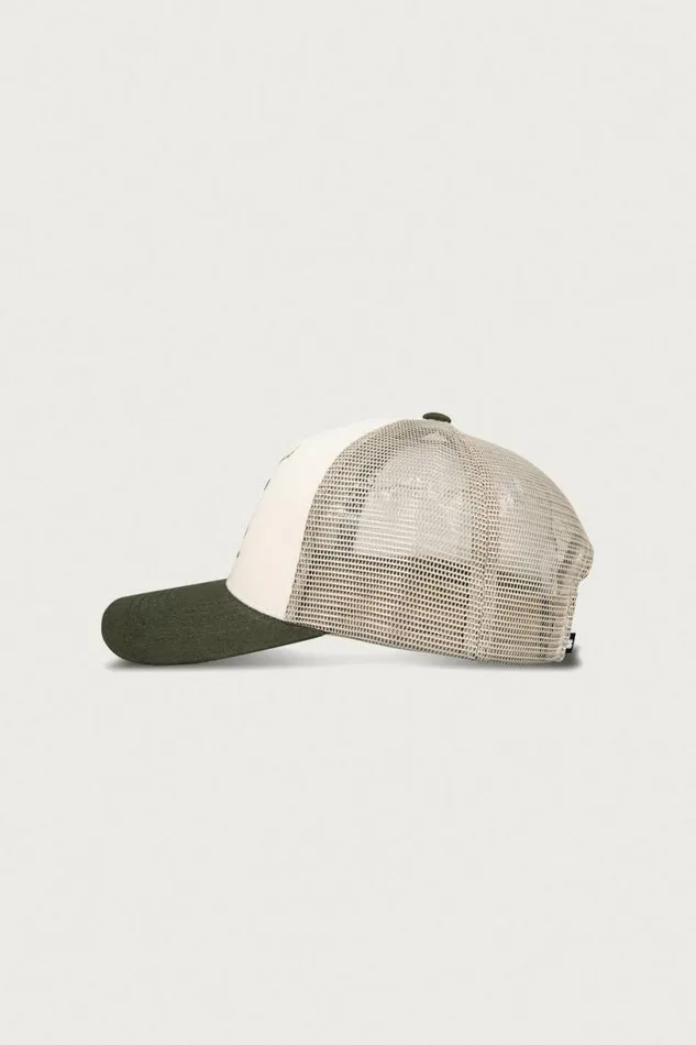 MenWomen Lucky Brand Hats Luckys Burger Joint Trucker Light Green