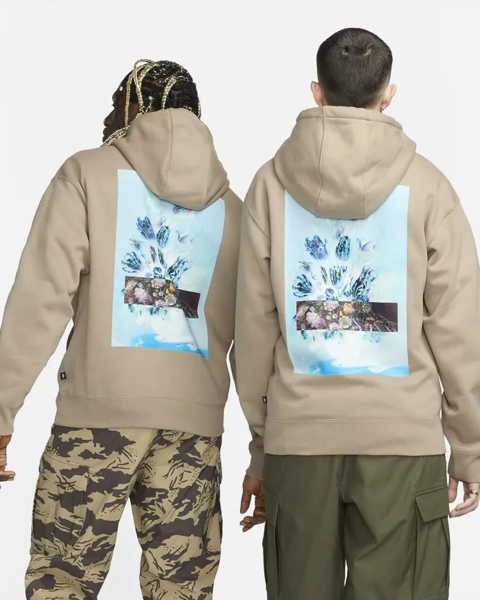 MenWomen Nike Hoodies And Sweatshirts SB Khaki