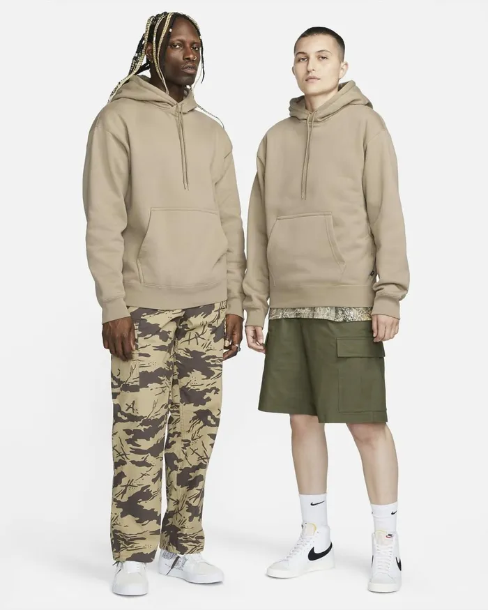 MenWomen Nike Hoodies And Sweatshirts SB Khaki