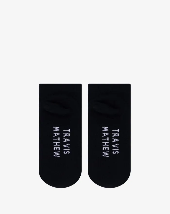 MenWomen Socks TravisMathew SHORTY SMALLS 20 ANKLE SOCK Black