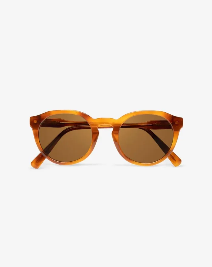 MenWomen Sunglasses TravisMathew BANDON SUNGLASSES Light Tort Bronze Polar