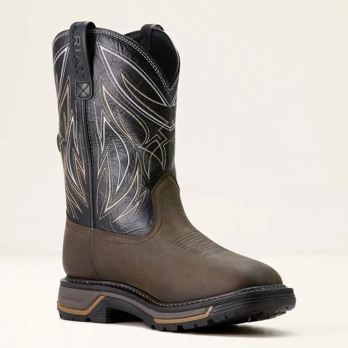 Men Work Boots Ariat Big Rig BOA Waterproof Work Boot Iron Coffeeblack Men Work Boots Ariat Big Rig BOA Waterproof Work Boot Iron Coffeeblack