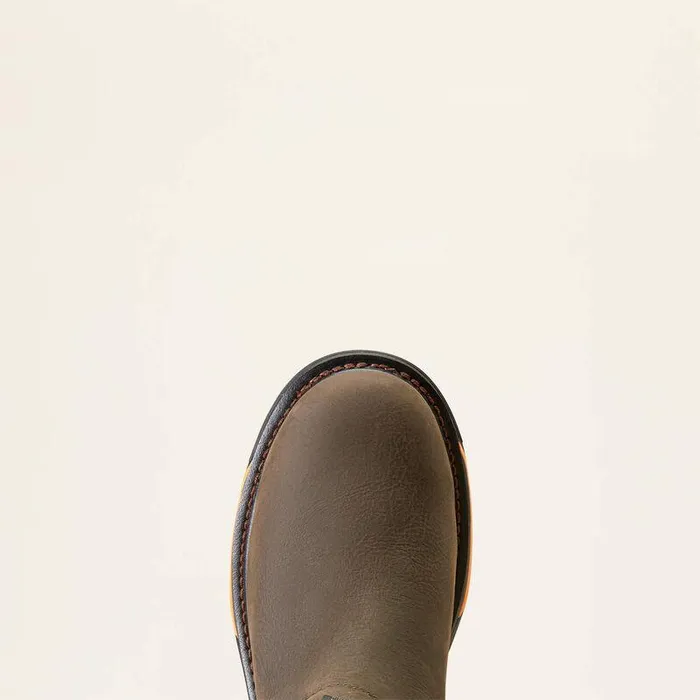 Men Work Boots Ariat Big Rig Chelsea Waterproof Work Boot Iron Coffee Men Work Boots Ariat Big Rig Chelsea Waterproof Work Boot Iron Coffee