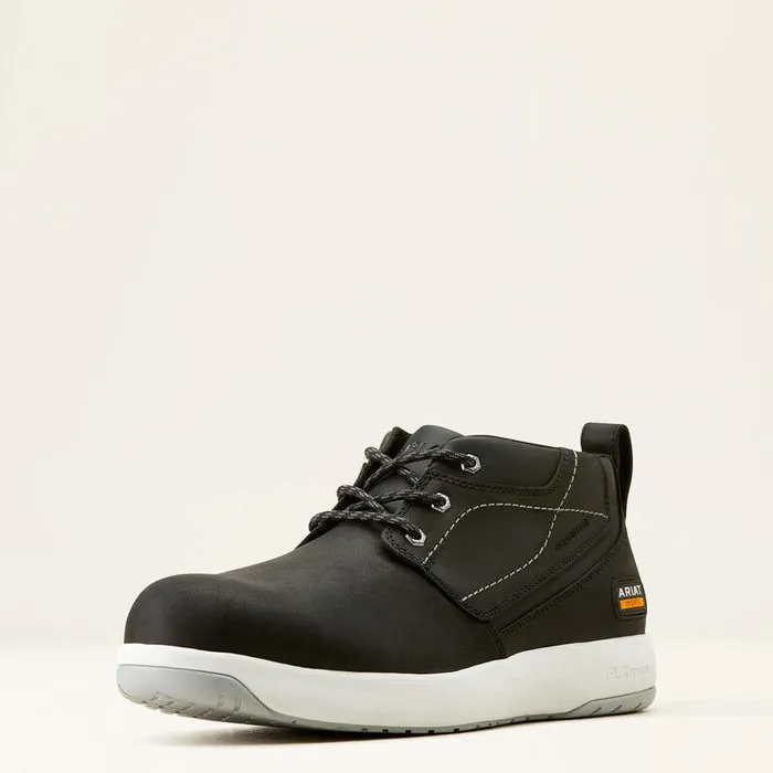 Men Work Boots Ariat Conveyer Composite Toe Work Shoe Black