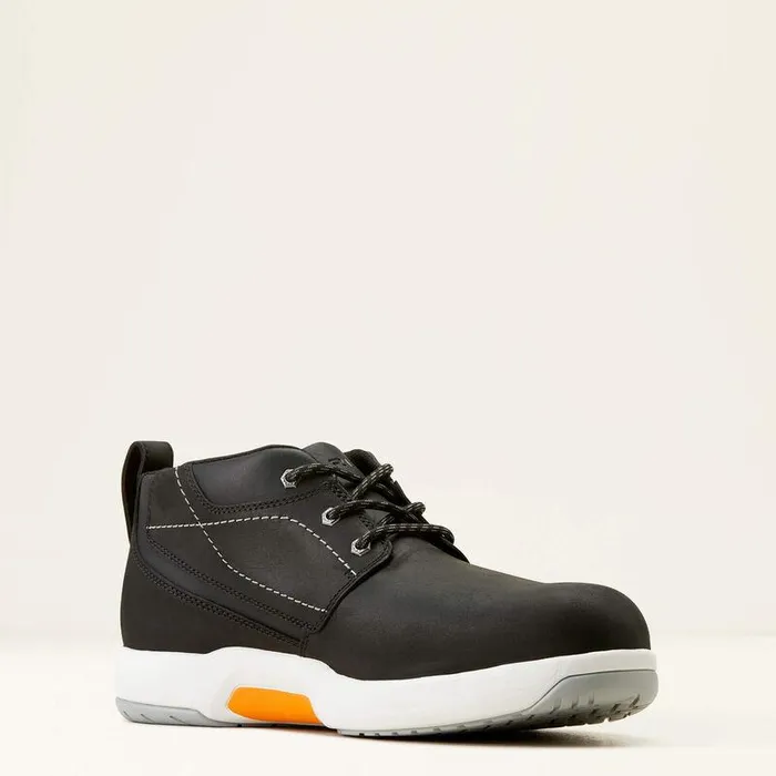 Men Work Boots Ariat Conveyer Composite Toe Work Shoe Black Men Work Boots Ariat Conveyer Composite Toe Work Shoe Black