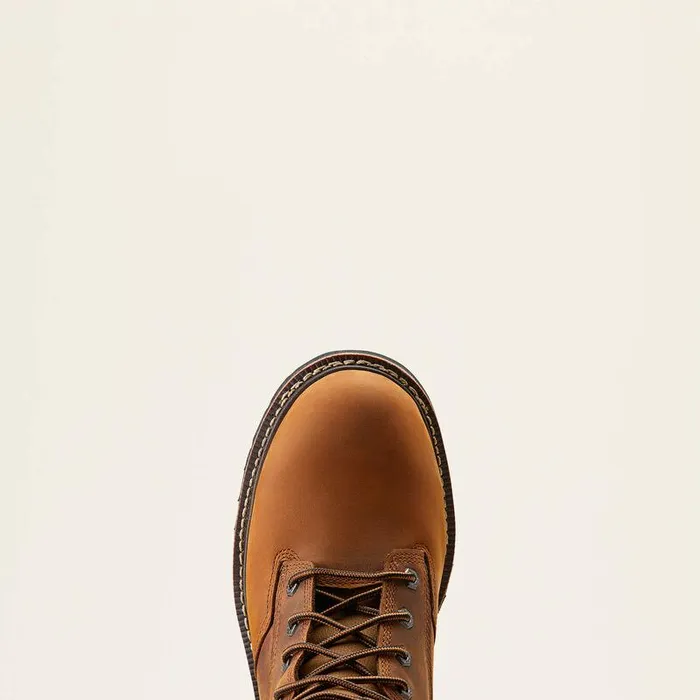 Men Work Boots Ariat Logger Shock Shield Waterproof Work Boot Copper Brown Men Work Boots Ariat Logger Shock Shield Waterproof Work Boot Copper Brown