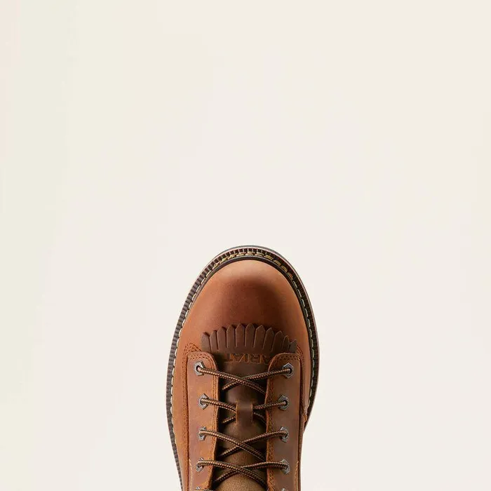 Men Work Boots Ariat Longview Shock Shield 8quot Waterproof Composite Toe Work Boot Copper Brown Men Work Boots Ariat Longview Shock Shield 8quot Waterproof Composite Toe Work Boot Copper Brown