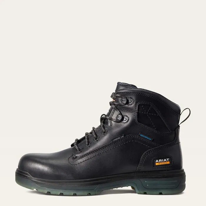 Men Work Boots Ariat Turbo 6quot H2O CSA Carbon Toe Work Boot Black Men Work Boots Ariat Turbo 6quot H2O CSA Carbon Toe Work Boot Black