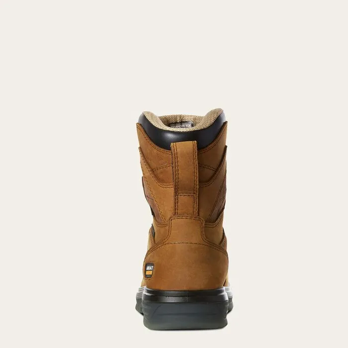 Men Work Boots Ariat Turbo 8quot Waterproof Carbon Toe Work Boot Aged Bark Men Work Boots Ariat Turbo 8quot Waterproof Carbon Toe Work Boot Aged Bark