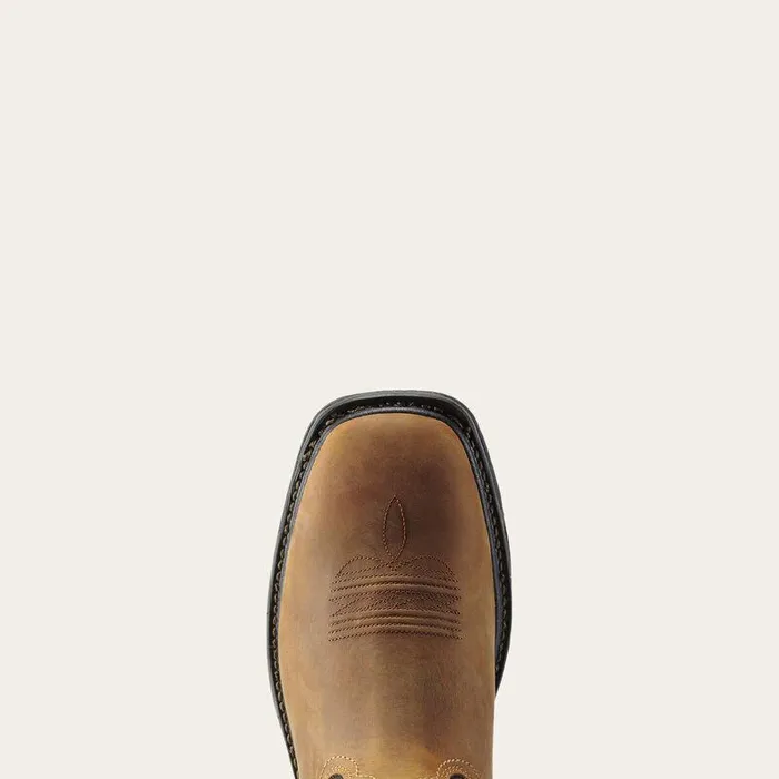 Men Work Boots Ariat WorkHog Wide Square Toe Waterproof Steel Toe Work Boot Aged Bark Men Work Boots Ariat WorkHog Wide Square Toe Waterproof Steel Toe Work Boot Aged Bark