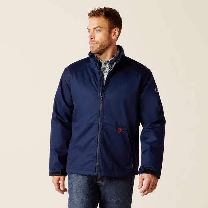 Men Workwear Ariat FR Basic Insulated Jacket Navy