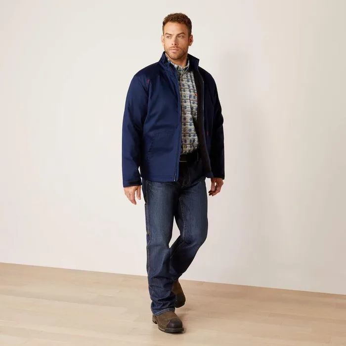 Men Workwear Ariat FR Basic Insulated Jacket Navy